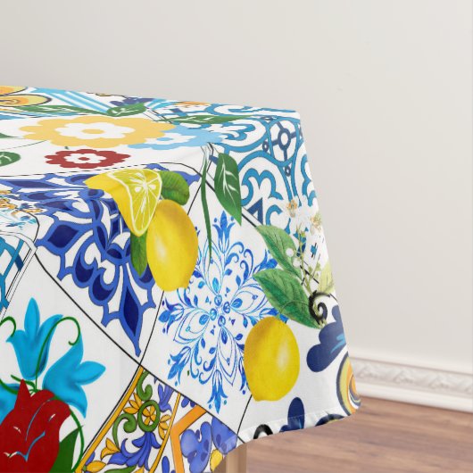 tegels, mozaïek,azulejo,quilt,Portugees,majolica Tafelkleed (Voorbeeld)