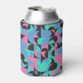  Tegels Neon roze groen Blikjeskoeler (Blikje Voorkant)