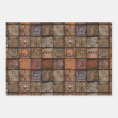  tegels, omslagpapier inpakpapier vel (Voorkant)