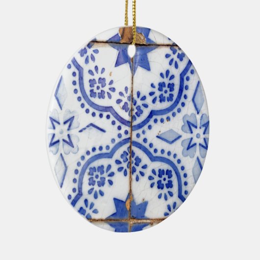 Tegels, Portugees Tegels Keramisch Ornament (Rechts)