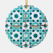 Tegels, Portugese Tegels Keramisch Ornament (Voorkant)