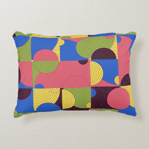 Tegels Retro 1960s Pattern Accent Kussen