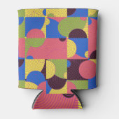 Tegels Retro 1960s Pattern Blikjeskoeler (Voorkant)