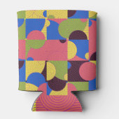 Tegels Retro 1960s Pattern Blikjeskoeler (Achterkant)