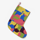  Tegels Retro 1960s Pattern Kleine Kerstsok (Voorkant (Hangend))