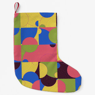 Tegels Retro 1960s Pattern Kleine Kerstsok