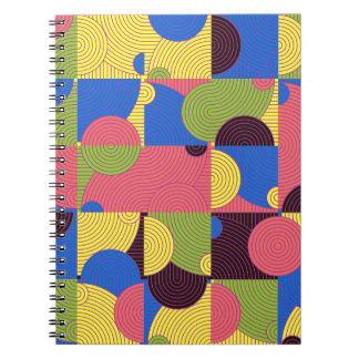  Tegels Retro 1960s Pattern Notitieboek