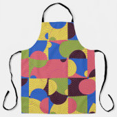 Tegels Retro 1960s Pattern Schort (Voorkant)