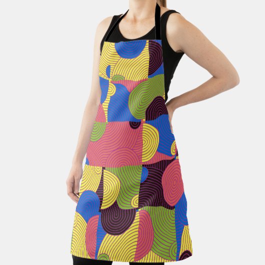 Tegels Retro 1960s Pattern Schort (Insitu)