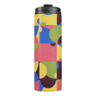 Tegels Retro 1960s Pattern Thermosbeker