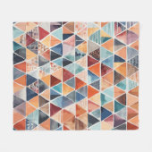 Tegels stijl fleece deken (Voorkant (Horizontaal))