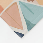 Tegels stijl fleece deken (Hoek)