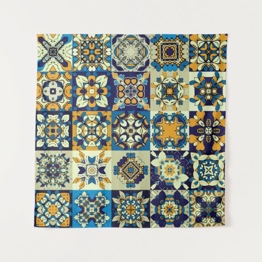  Tegels: Traditionele decoratieve set Wandkleed (Voorkant)