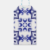 Tegels uit de Middellandse Zee, majolica, Sicilië, Cadeaulabel (Achterkant)