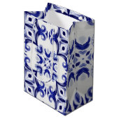 Tegels uit de Middellandse Zee, majolica, Sicilië, Medium Cadeauzakje (Voorkant Gekanteld)