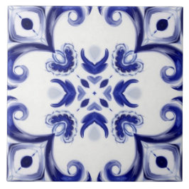 Tegels uit de Middellandse Zee, majolica, Sicilië, Tegeltje