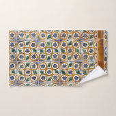 Tegels uit Spanje #2 #travel #pattern #wall #art Bad Handdoek (Handdoek)