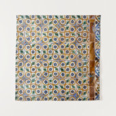 Tegels uit Spanje #2 #travel #pattern #wall #art Wandkleed (Voorkant (horizontaal))