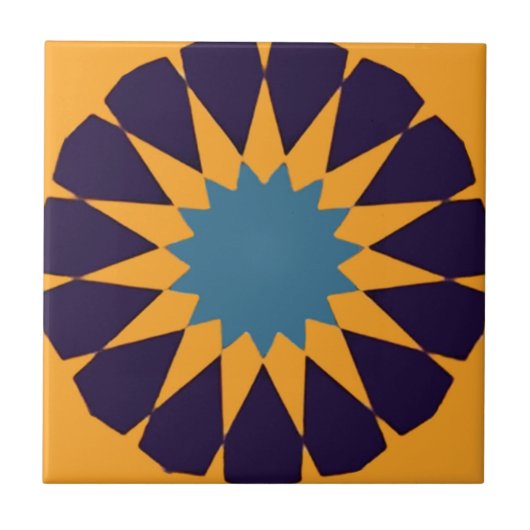 Tegels van Alhambra, klassiek Tegeltje (Voorkant)