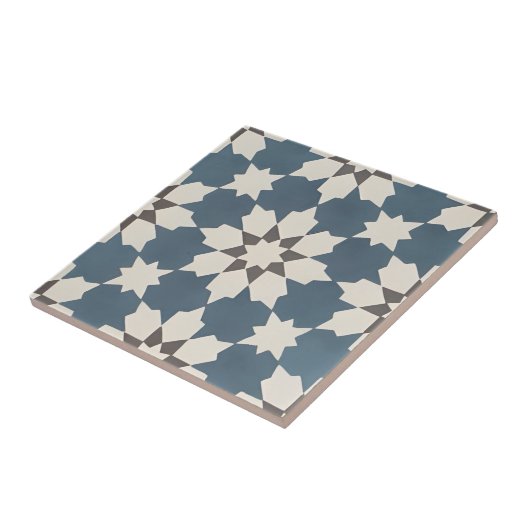 tegels van de moderne bloemenmotief tegeltje (Zijkant)