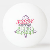 Tegels van de ondergrondse pingpongbal (Voorkant)