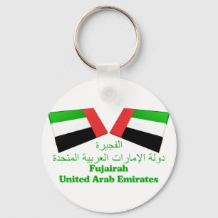 Tegels van de vlag van de Verenigde Arabische Emir Sleutelhanger