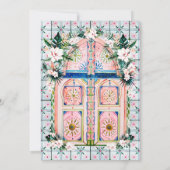Tegels van Floral | Marokkaans tropisch huwelijk Kaart (Achterkant)