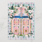 Tegels van Floral | Menu Marokkaanse tropische bru (Achterkant)