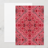 Tegels van Florence in rood en watermeloensroze (Voorkant / Achterkant)