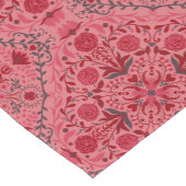 Tegels van Florence in rood en watermeloensroze Korte Tafelloper (Hoek)