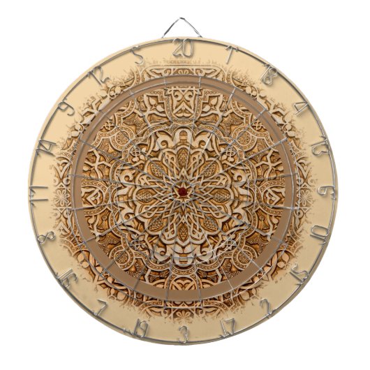 Tegels van het Alhambra Dartbord (Voorkant)