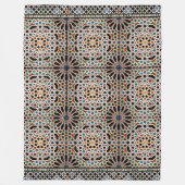 Tegels van het Alhambra Fleece Deken (Voorkant)