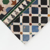 Tegels van het Alhambra Fleece Deken (Hoek)