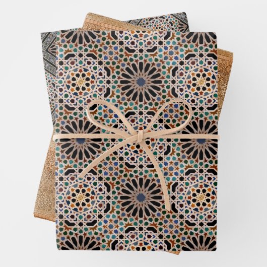 Tegels van het Alhambra Inpakpapier Vel (In situ)