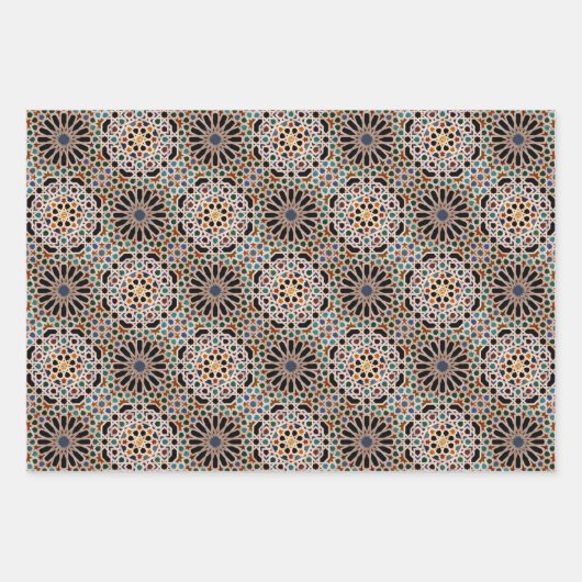 Tegels van het Alhambra Inpakpapier Vel (Voorkant)