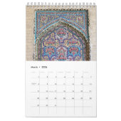 Tegels van Iran architectuur Kalender (Mar 2026)