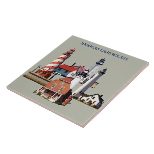 tegels van Michigan Lighthouses Tegeltje (Zijkant)