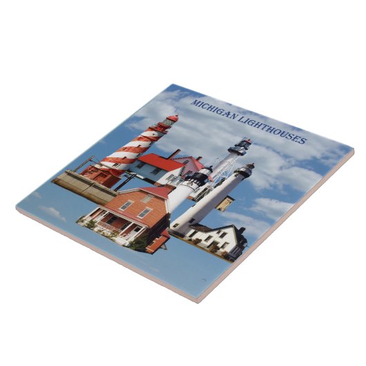 tegels van Michigan Lighthouses Tegeltje (Zijkant)