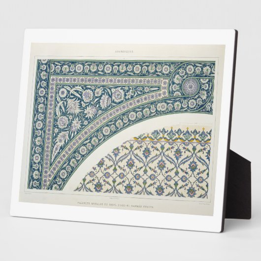 Tegels van Sibyl D'Abd-El-Rahman Kyahya, uit Fotoplaat (Zijkant)