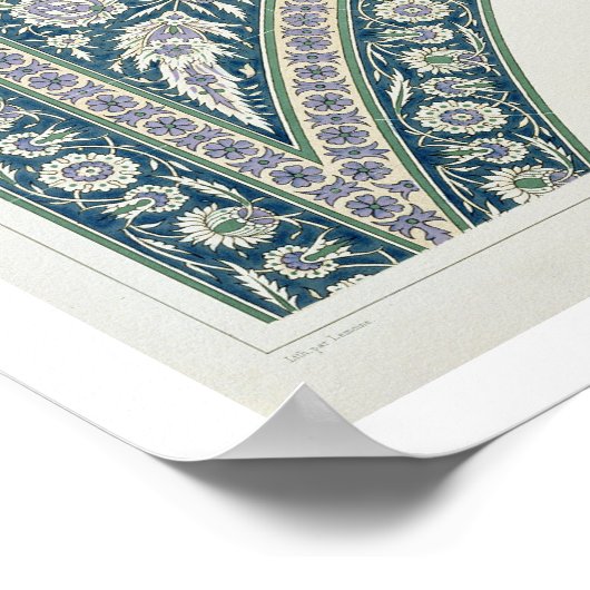 Tegels van Sibyl D'Abd-El-Rahman Kyahya, uit Poster (Hoek)