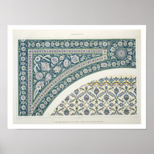 Tegels van Sibyl D'Abd-El-Rahman Kyahya, uit Poster