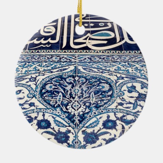 Tegels van Turkse zink Keramisch Ornament (Achterkant)