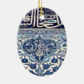 Tegels van Turkse zink Keramisch Ornament (Achterkant)