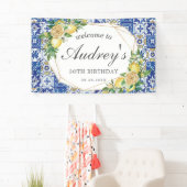 Tegels voor de Middellandse Zee - Welkomstachtergr Spandoek (Insitu)