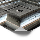 Tegels voor getextureerde ruimte poster (Hoek)