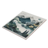 Tegels voor het verzachten van het landschap: Mini Tegeltje (Zijkant)