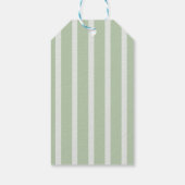 Tegels voor Lucky Charm Shamrock Favor Cadeaulabel (Achterkant)