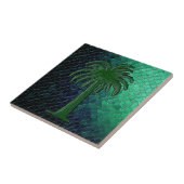 Tegels voor mozaïekoceaanblauwvis tegeltje (Zijkant)