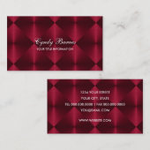 Tegels voor Red Metallic look Diamond Visitekaartje (Voorkant / Achterkant)