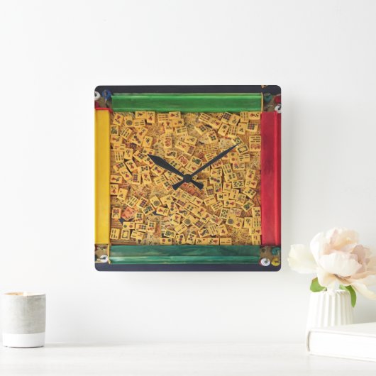  Tegels wandklok (Huis)